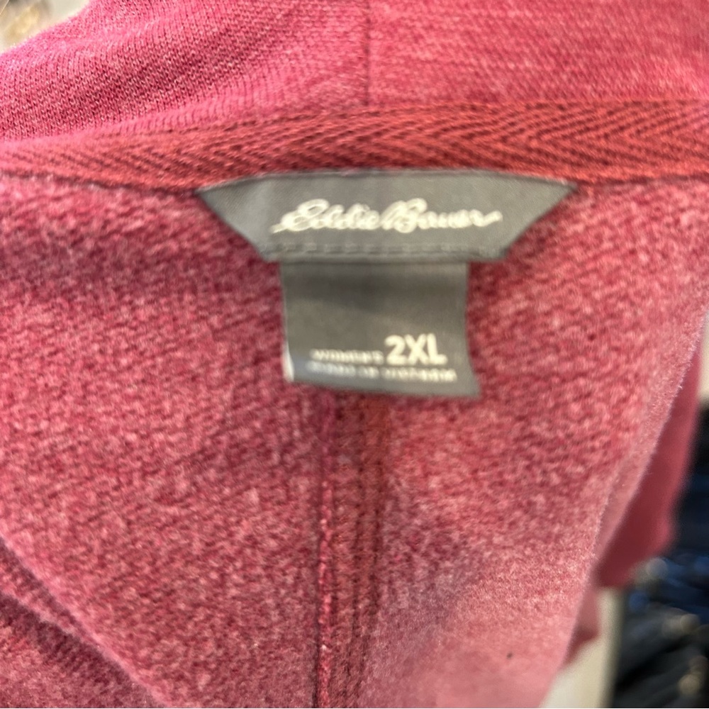 Eddie Bauer Camp Fleece Wrap Cardigan Sweater - Picture 5 of 9